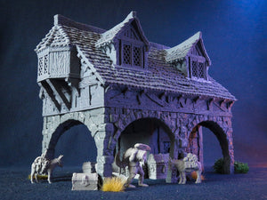 Merchant's House - 15mm 28mm 32mm City of Tarok Wargaming Terrain Scatter D&D DnD