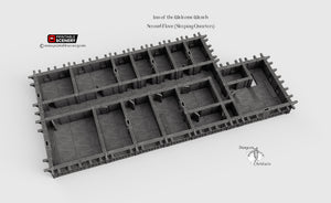 Inn of the Welcome Wench Sleeping Quarters - Second Floor 28mm Clorehaven Goblin Grotto Wargaming Terrain D&D DnD RPG