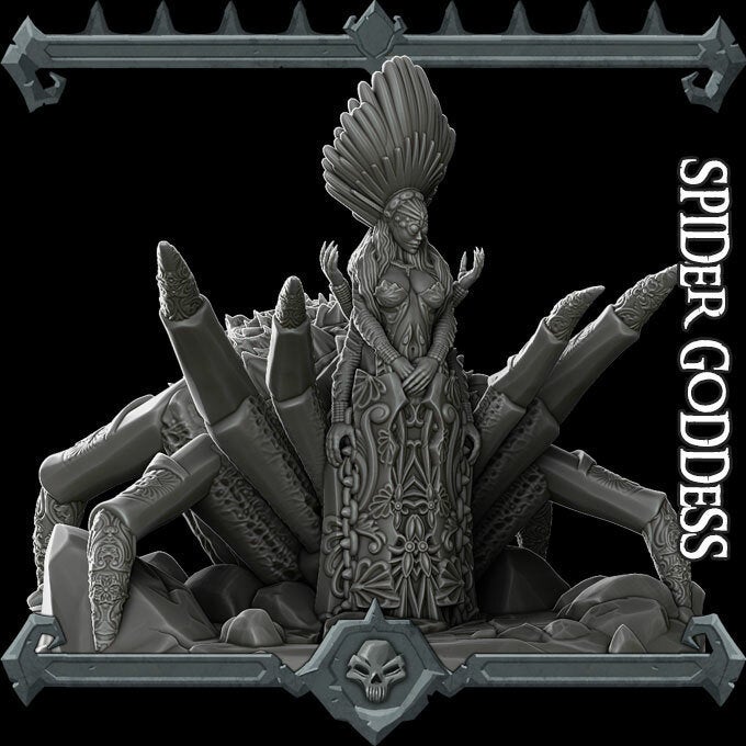 Spider Goddess - Wargaming Miniatures Monster Rocket Pig Games D&D, DnD