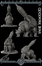 Load image into Gallery viewer, Clockwork Boar - Wargaming Miniatures Monster Rocket Pig Games D&amp;D, DnD