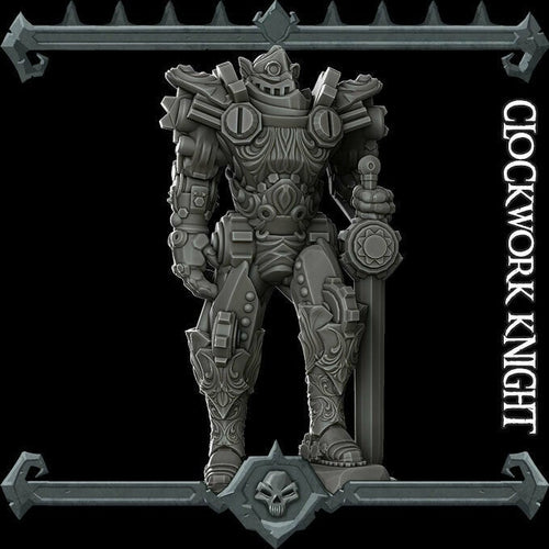 Clockwork Knight - Wargaming Miniatures Monster Rocket Pig Games D&D, DnD