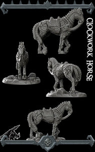 Clockwork Horse - Wargaming Miniatures Monster Rocket Pig Games D&D, DnD