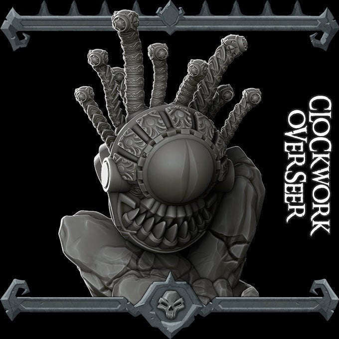 Clockwork Overseer / Beholder - Wargaming Miniatures Monster Rocket Pig Games D&D, DnD