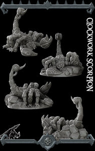 Clockwork Scorpion - Wargaming Miniatures Monster Rocket Pig Games D&D, DnD