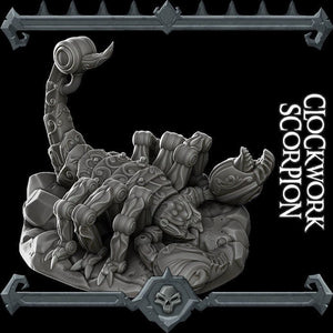 Clockwork Scorpion - Wargaming Miniatures Monster Rocket Pig Games D&D, DnD