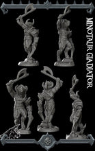 Load image into Gallery viewer, Minotaur Gladiator - Wargaming Miniatures Monster Rocket Pig Games D&amp;D, DnD
