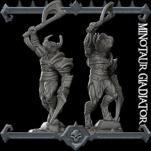 Minotaur Gladiator - Wargaming Miniatures Monster Rocket Pig Games D&D, DnD