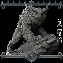 Load image into Gallery viewer, Owl Beast / Owl Bear - Wargaming Miniatures Monster Rocket Pig Games D&amp;D DnD Owlbeast Owlbear