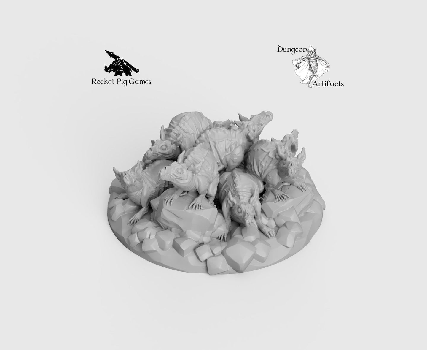 Dreg Rat Swarm - Wargaming Miniatures Monster Rocket Pig Games D&D, DnD