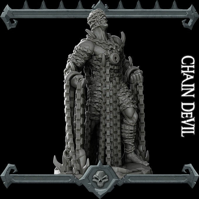 Chain Devil - Wargaming Miniatures Monster Rocket Pig Games D&D, DnD