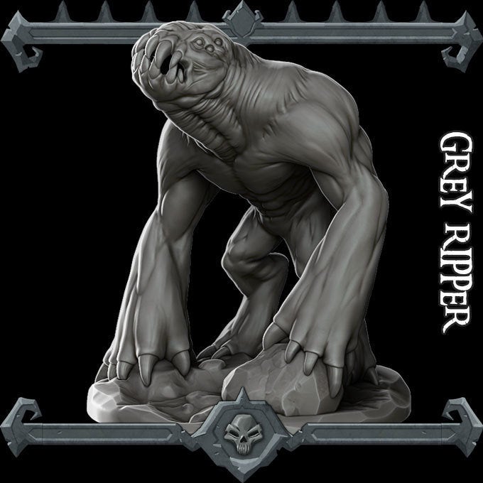 Grey Ripper - Wargaming Miniatures Monster Rocket Pig Games D&D, DnD