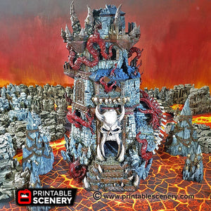 Demonhelm - Dwarves, Elves and Demons 15mm 28mm 32mm Wargaming Terrain D&D, DnD