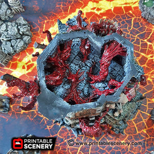 Demonhelm - Dwarves, Elves and Demons 15mm 28mm 32mm Wargaming Terrain D&D, DnD