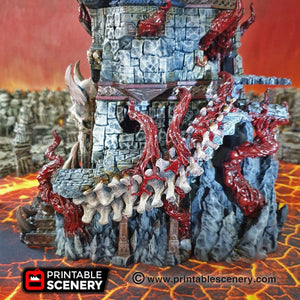 Demonhelm - Dwarves, Elves and Demons 15mm 28mm 32mm Wargaming Terrain D&D, DnD