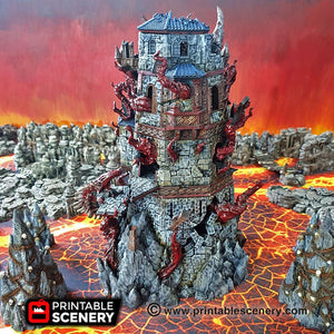 Demonhelm - Dwarves, Elves and Demons 15mm 28mm 32mm Wargaming Terrain D&D, DnD