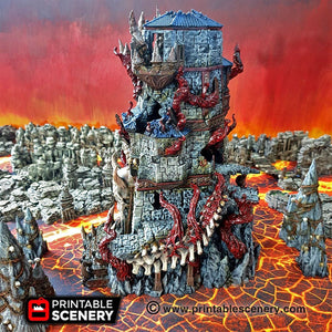 Demonhelm - Dwarves, Elves and Demons 15mm 28mm 32mm Wargaming Terrain D&D, DnD