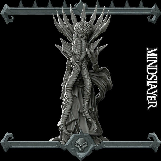 Mindslayer - Mindflayer - Wargaming Miniatures Monster Rocket Pig Games D&D, DnD,