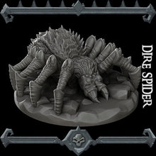 Load image into Gallery viewer, Dire Spider - Wargaming Miniatures Monster Rocket Pig Games D&amp;D, DnD