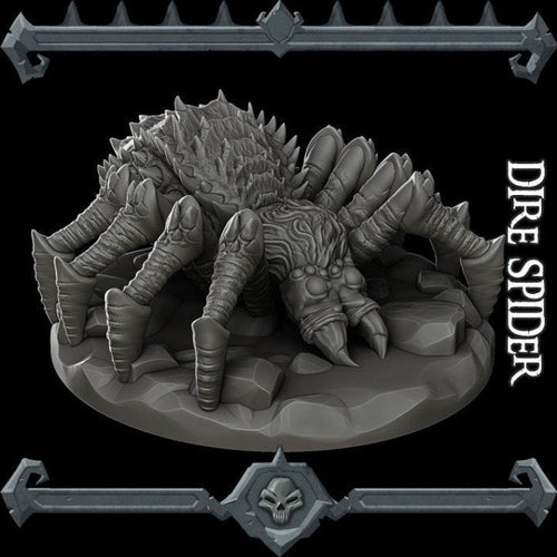 Dire Spider - Wargaming Miniatures Monster Rocket Pig Games D&D, DnD