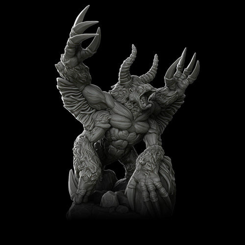 Great Horned Ape - Wargaming Miniatures Monster Rocket Pig Games D&D, DnD