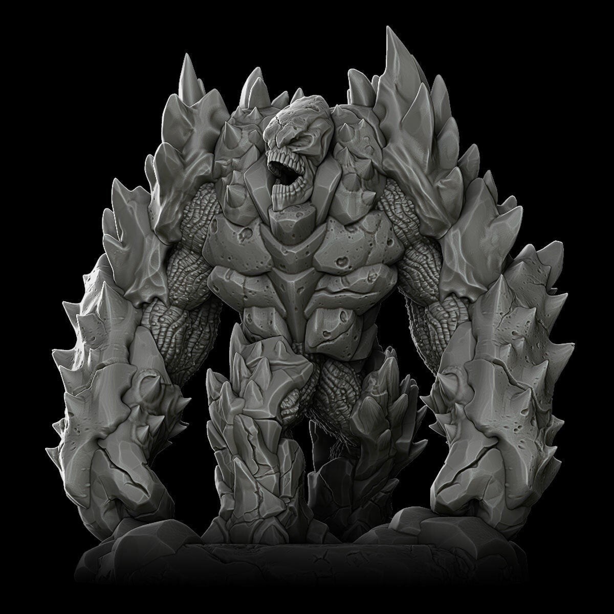 Armored Gargantuan - Wargaming Miniatures Monster Rocket Pig Games D&D, DnD