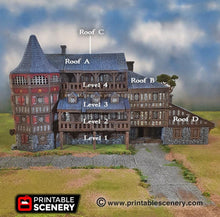 Load image into Gallery viewer, Clorehaven Manor Inn - 28mm Goblin Grotto Wargaming Terrain D&amp;D, DnD