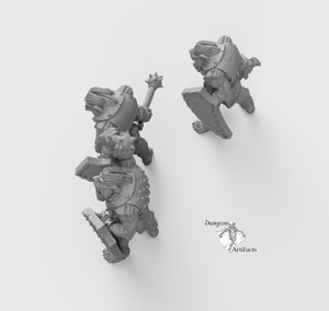 Bug Bears with Maces - Wargaming Miniatures Monsters D&D, DnD