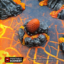 Load image into Gallery viewer, Dragon&#39;s Lair - 15mm 28mm Clorehaven and the Goblin Grotto Wargaming Terrain Scatter DnD