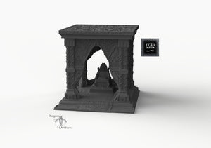 Ornate Throne Dais - 28mm 32mm Empire of Scorching Sands Wargaming Terrain D&D, DnD