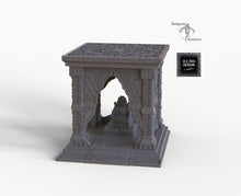 Load image into Gallery viewer, Ornate Throne Dais - 28mm 32mm Empire of Scorching Sands Wargaming Terrain D&amp;D, DnD