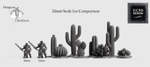 Load image into Gallery viewer, Cacti and Desert Plants - 28mm 32mm Empire of Scorching Sands Wargaming Terrain D&amp;D, DnD