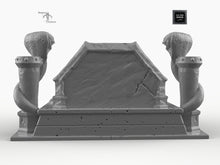 Load image into Gallery viewer, Snake Altar - 15mm 28mm 32mm Empire of Scorching Sands Wargaming Terrain D&amp;D, DnD