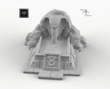Load image into Gallery viewer, Snake Fountain - 15mm 28mm 32mm Empire of Scorching Sands Wargaming Terrain D&amp;D, DnD