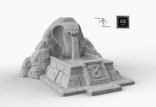 Load image into Gallery viewer, Snake Fountain - 15mm 28mm 32mm Empire of Scorching Sands Wargaming Terrain D&amp;D, DnD