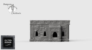 Small Desert House A - 15mm 28mm 32mm Empire of Scorching Sands Wargaming Terrain D&D, DnD