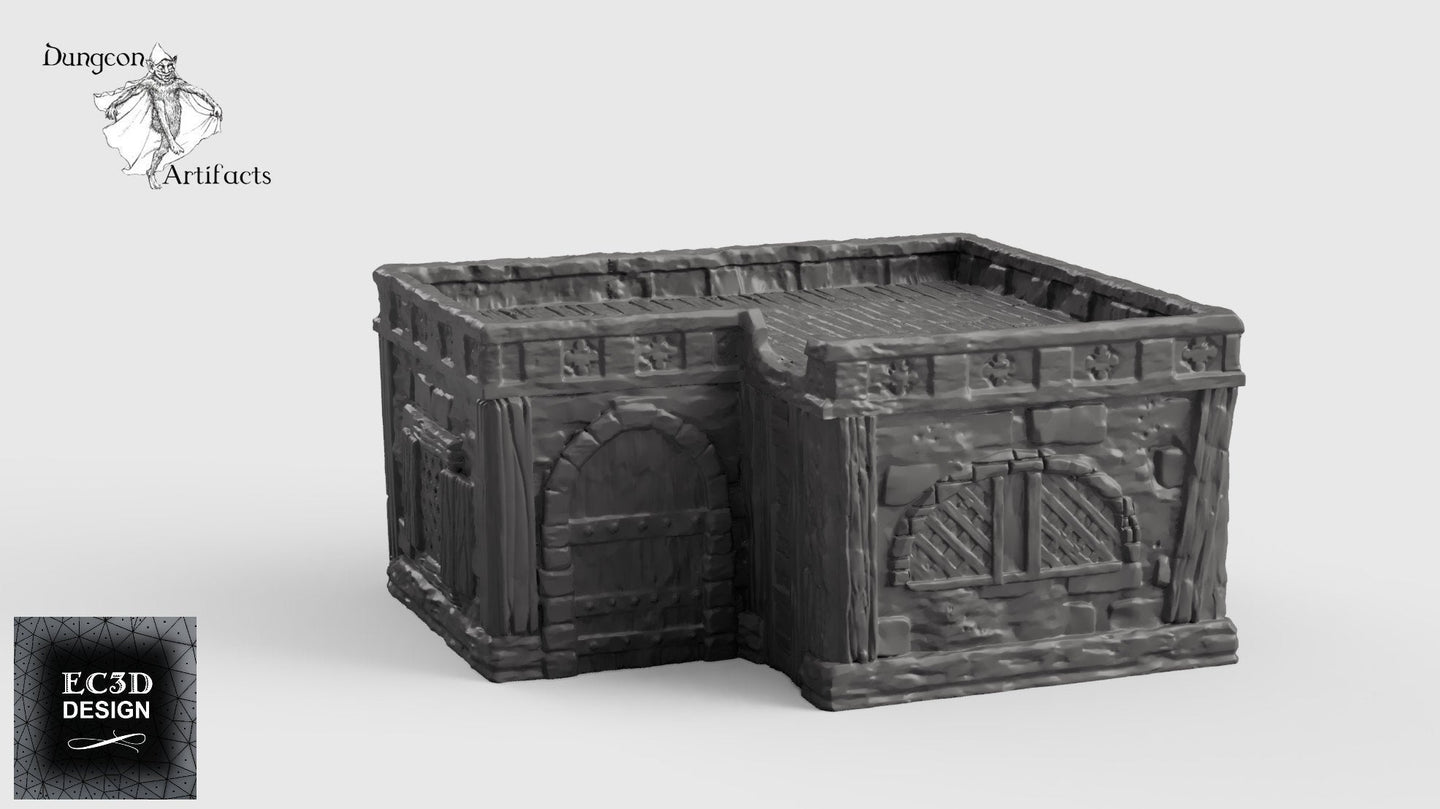 Small Desert House A - 15mm 28mm 32mm Empire of Scorching Sands Wargaming Terrain D&D, DnD