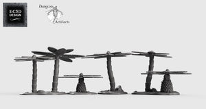 Palm Trees - 15mm 28mm 32mm Empire of Scorching Sands Wargaming Terrain D&D, DnD