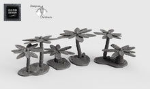 Load image into Gallery viewer, Palm Trees - 15mm 28mm 32mm Empire of Scorching Sands Wargaming Terrain D&amp;D, DnD
