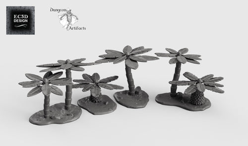 Palm Trees - 15mm 28mm 32mm Empire of Scorching Sands Wargaming Terrain D&D, DnD