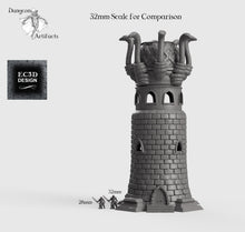 Load image into Gallery viewer, Tower of the Serpent - 15mm 28mm 32mm Empire of Scorching Sands Wargaming Terrain D&amp;D, DnD