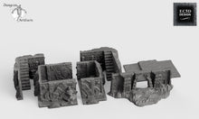 Load image into Gallery viewer, Desert Multi-Floor Tomb - 15mm 28mm 32mm Empire of Scorching Sands Wargaming Terrain D&amp;D, DnD