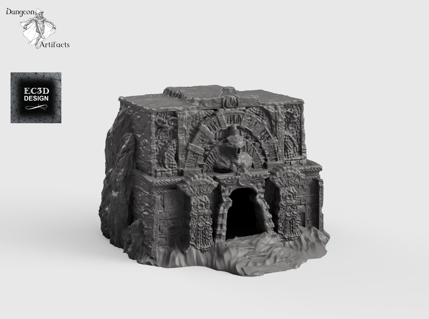 Desert Multi-Floor Tomb - 15mm 28mm 32mm Empire of Scorching Sands Wargaming Terrain D&D, DnD