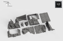 Load image into Gallery viewer, Sinking Tomb - 15mm 28mm 32mm Empire of Scorching Sands Wargaming Terrain D&amp;D, DnD