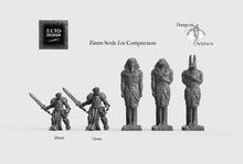Load image into Gallery viewer, Egyptian Statues - 15mm 28mm 32mm 42mm Empire of Scorching Sands Wargaming Terrain D&amp;D, DnD