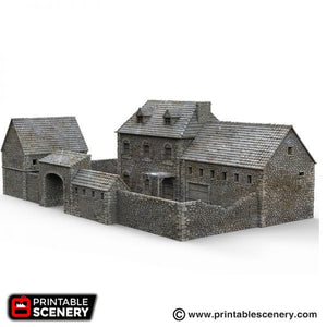 The Farm -  15mm 28mm 32mm Time Warp Wargaming Terrain Scatter D&D, DnD