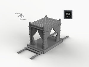 Palanquin - 28mm 32mm Empire of Scorching Sands Wargaming Terrain D&D, DnD