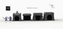 Load image into Gallery viewer, Small Desert Tent Set - 15mm 28mm 32mm Empire of Scorching Sands Wargaming Terrain D&amp;D, DnD