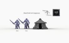 Load image into Gallery viewer, Medium Desert Tent - 15mm 28mm 32mm Empire of Scorching Sands Wargaming Terrain D&amp;D, DnD