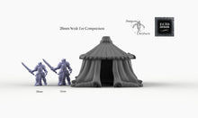 Load image into Gallery viewer, Medium Desert Tent - 15mm 28mm 32mm Empire of Scorching Sands Wargaming Terrain D&amp;D, DnD
