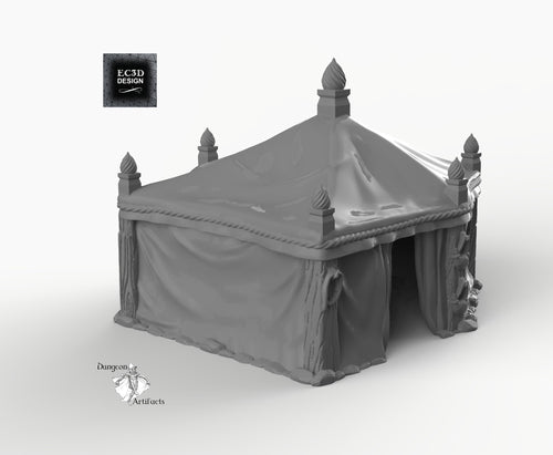 Large Desert Tent - 15mm 28mm 32mm Empire of Scorching Sands Wargaming Terrain D&D, DnD